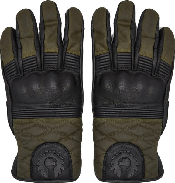 BELSTAFF HAMPSTEAD GLOVES GREEN